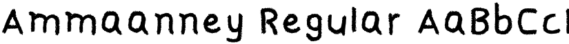Ammaanney Regular font