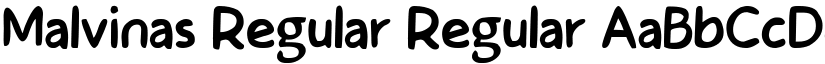 Malvinas Regular Regular font