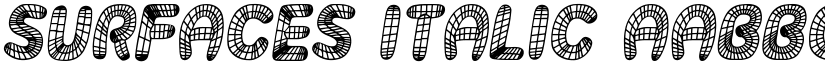 Surfaces Italic font