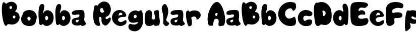 Bobba Regular font