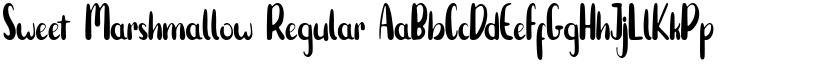 Sweet Marshmallow Regular font
