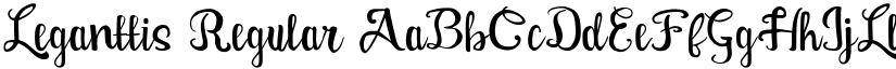 Leganttis Regular font