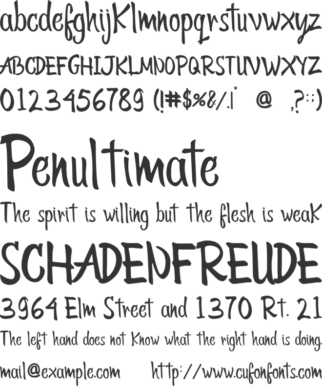 Tokyo Street font preview