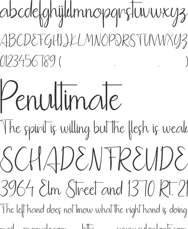 Monaghan font preview