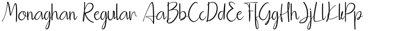 Monaghan Regular font