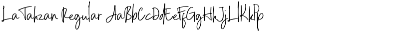 LaTahzan Regular font