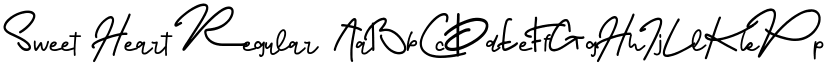 Sweet Heart Regular font