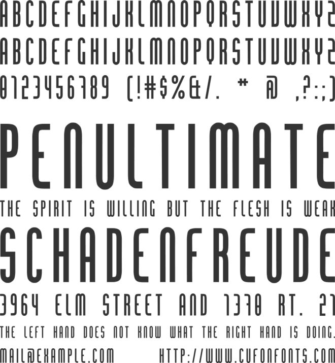 Chingolo Pro font preview