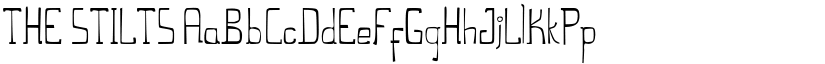 THE STILTS font