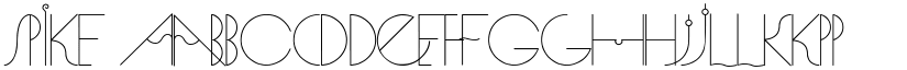 Spike font