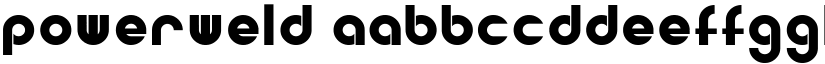 Powerweld font