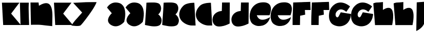 Kinky font