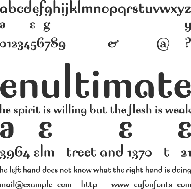 Pagan Poetry font preview