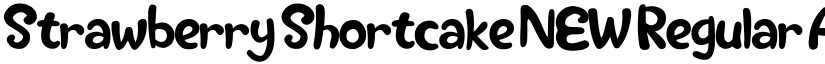 Strawberry Shortcake NEW Regular font