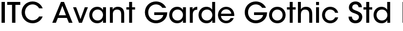 ITC Avant Garde Gothic Std font download