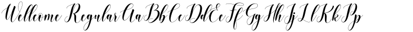 Wellcome Regular font