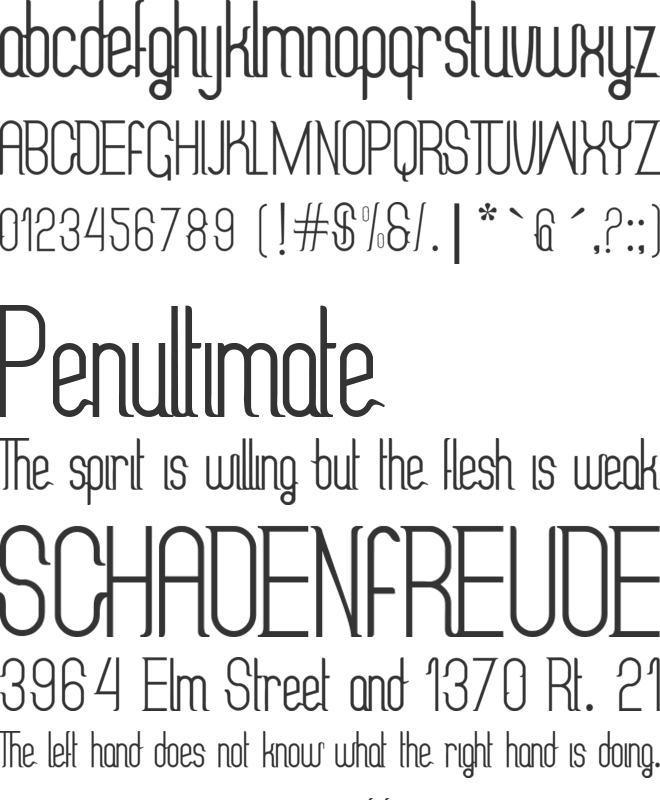 guenue font preview