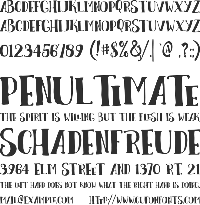 LETTER GIRLS font preview