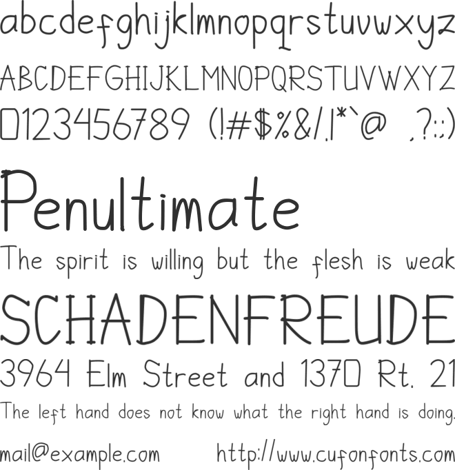 Kinley font preview