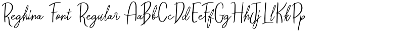 Reghina Font Regular font