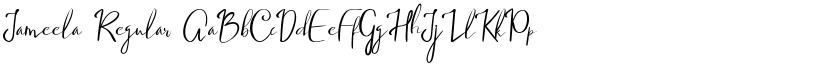 Jameela Regular font