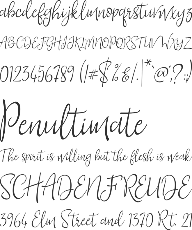 Sepatik Script font preview