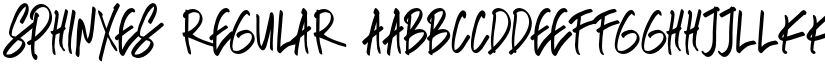 Sphinxes Regular font