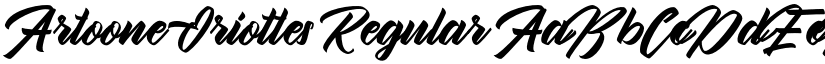 Artoone Oriottes Regular font