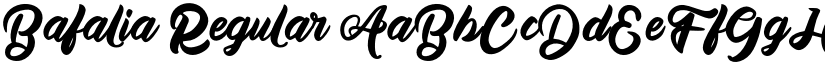 Bafalia Regular font