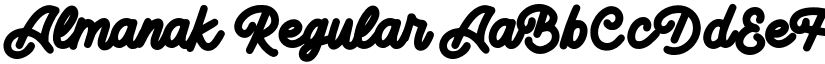 Almanak Regular font
