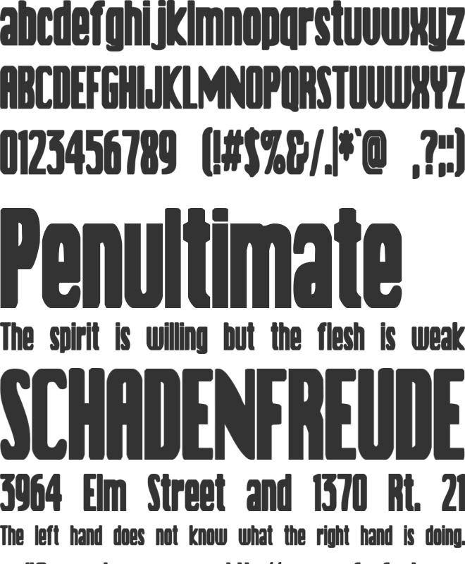 Vanilla Boys font preview