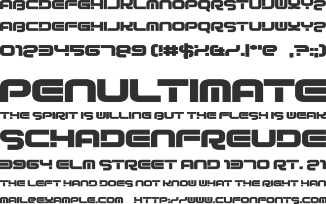 Into Deep Straight font preview