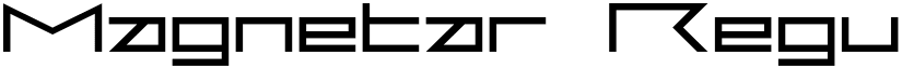 Magnetar Regular font