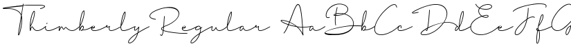 Thimberly Regular font
