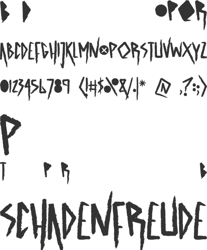 Astrodramatic font preview