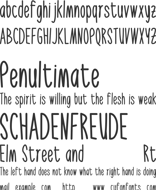 Filatelis font preview