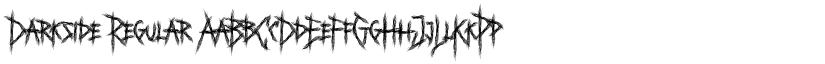Darkside Regular font