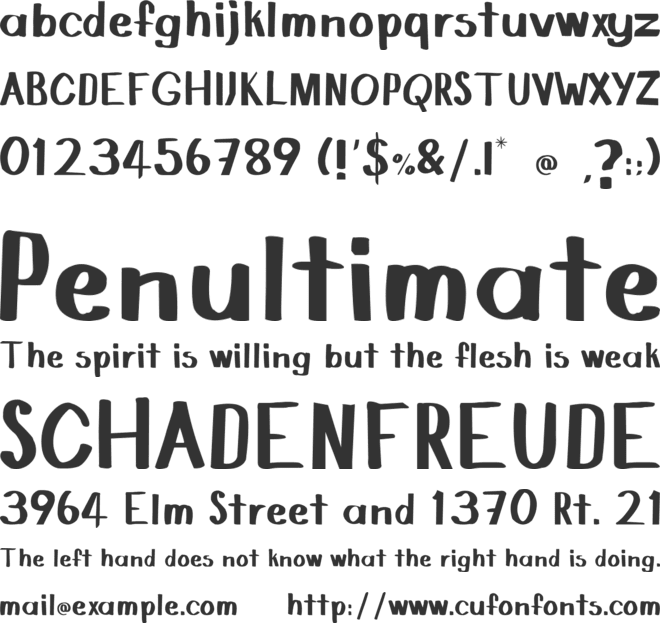 Gameboi 95' font preview