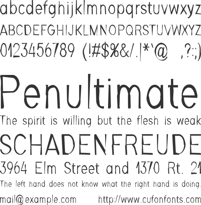 Jan Exodus font preview