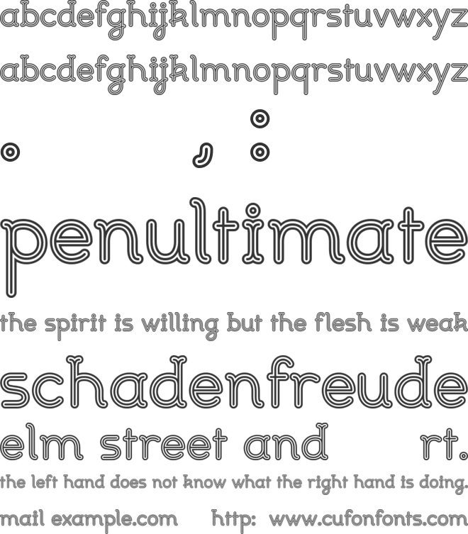 Johanna font preview