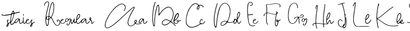 staies Regular font