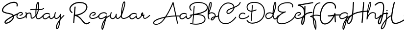 Sentay Regular font