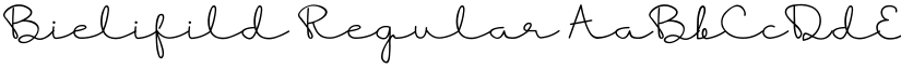 Bielifild Regular font