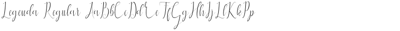 Legenda Regular font