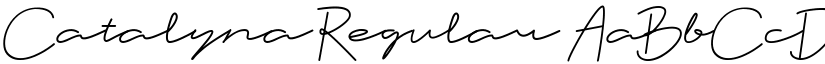 Catalyna Regular font