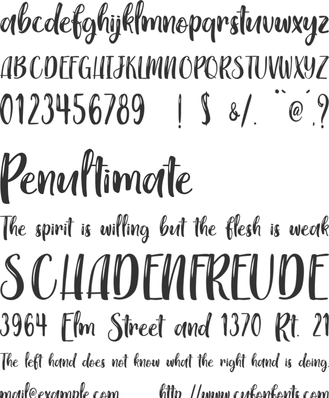 Jazzy Raptor - Personal Use font preview