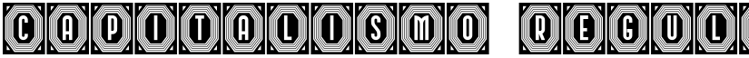 Capitalismo Regular font
