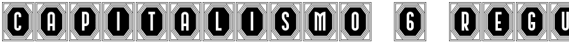 Capitalismo 6 Regular font