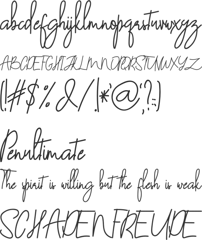 sallapan font preview