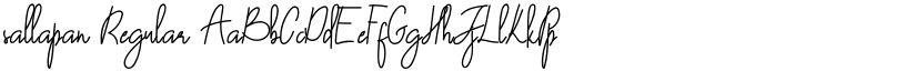 sallapan Regular font